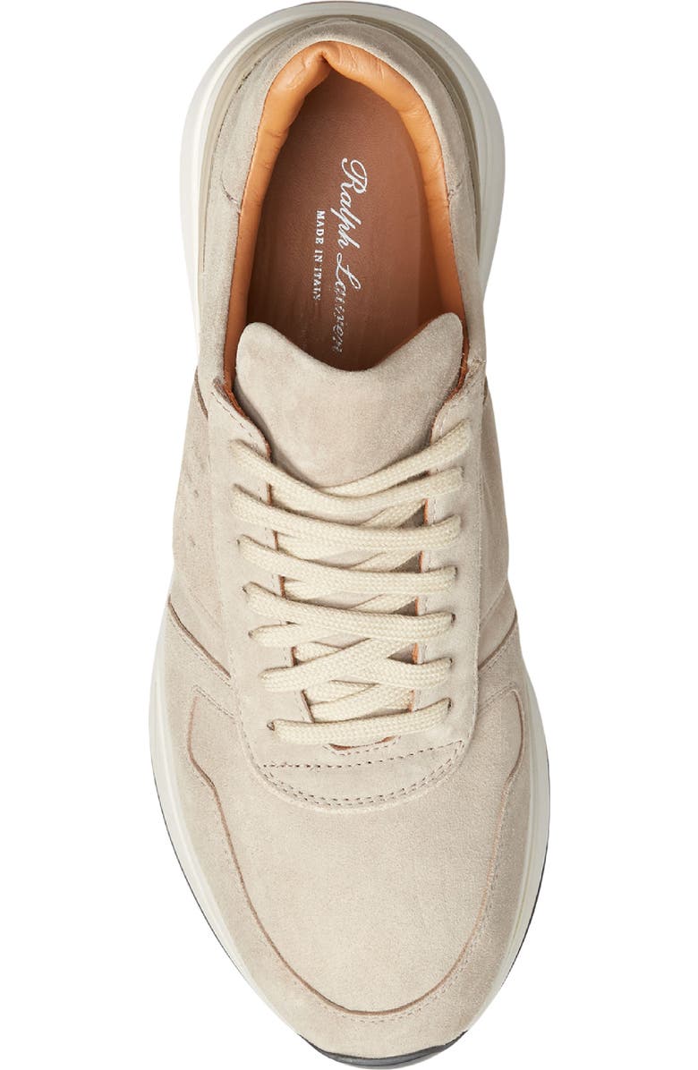 Ralph Lauren Purple Label Ethan II Calfskin Suede Sneaker, Alternate, color,