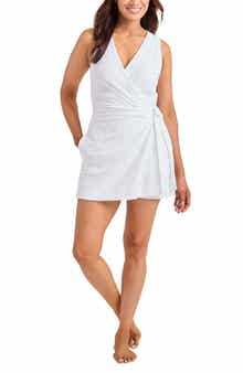 Tommy Bahama Spa Jacquard Terry Cover-Up Romper
