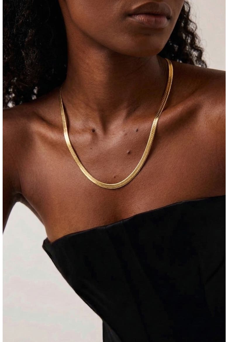 Montana Maxi Necklace In Gold, Alternate, color, Gold