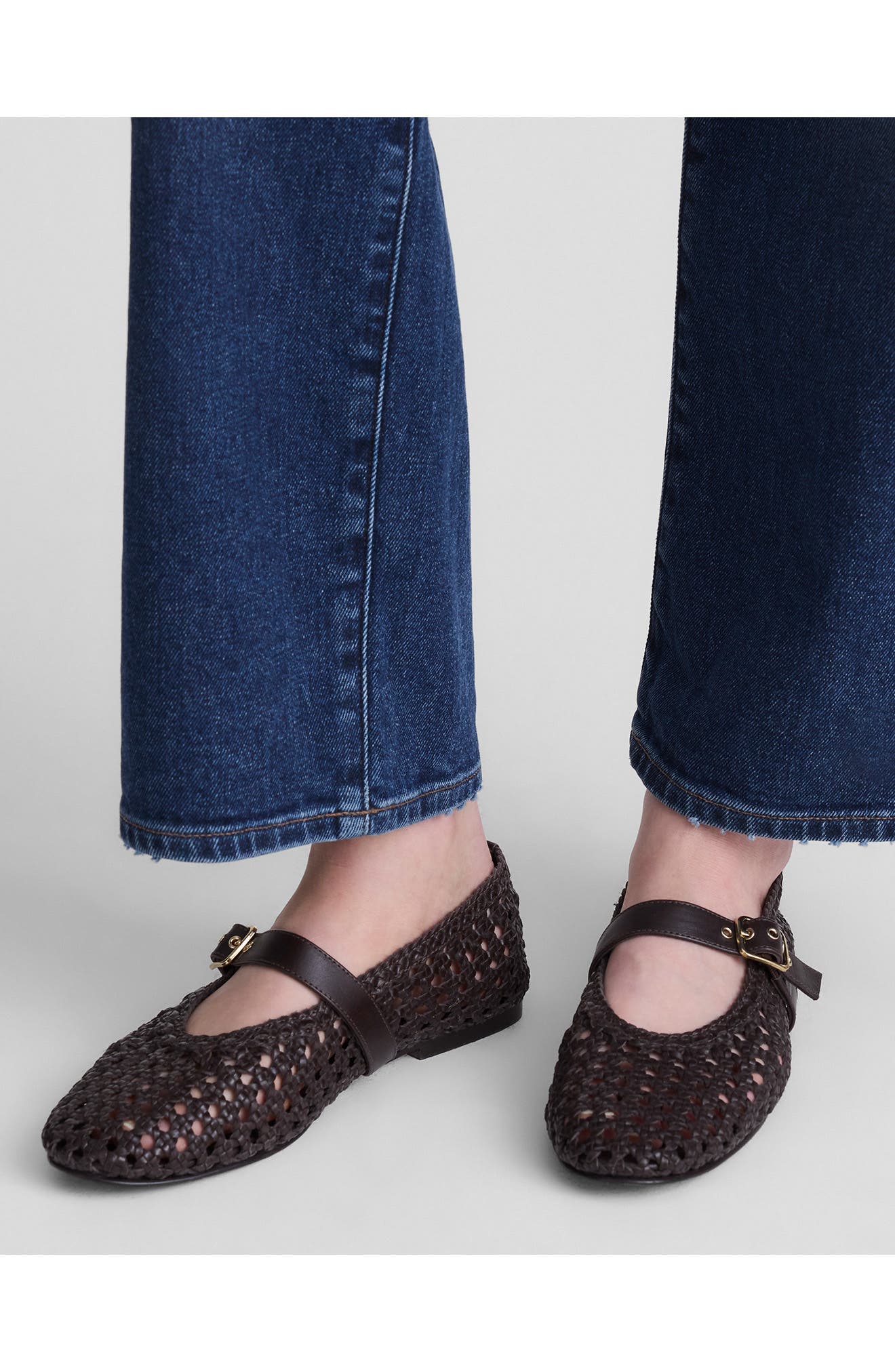 Madewell The Remy Mary Jane Flat, Alternate, color, Dark Carob