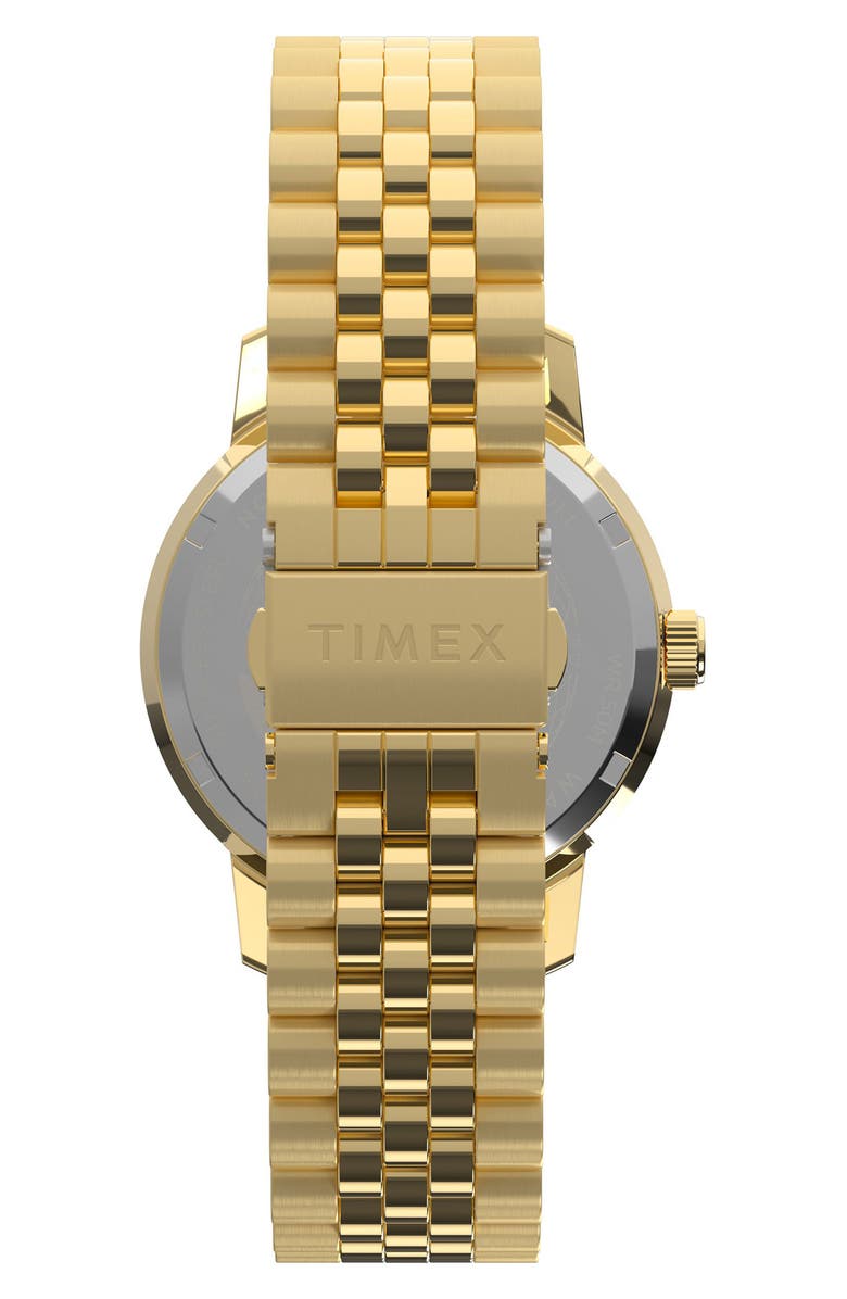 Timex<sup>®</sup> Marlin<sup>®</sup> GMT Bracelet Watch, 40mm, Alternate, color, Black
