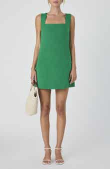 French Connection Birdie Square Neck Minidress