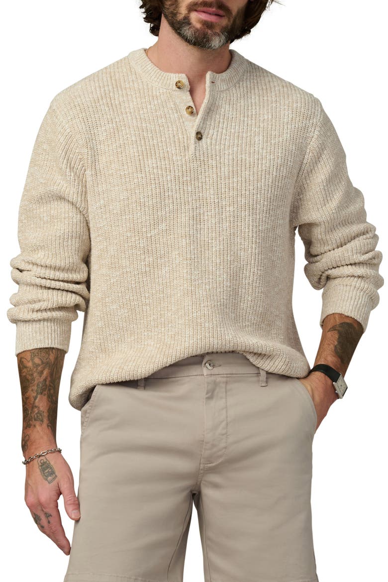 Henley Sweater, Main, color, FLAX