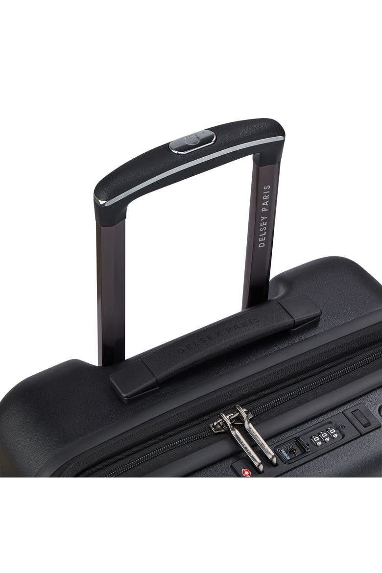 Cadence Hardside Expandable 20" Carry On Spinner Luggage, Alternate, color, Deep Black