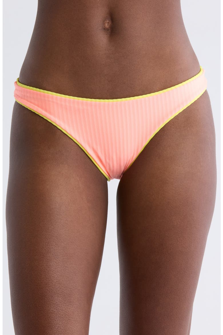 Flirt Reversible Bikini Bottoms, Alternate, color, BRIGHT YELLOW