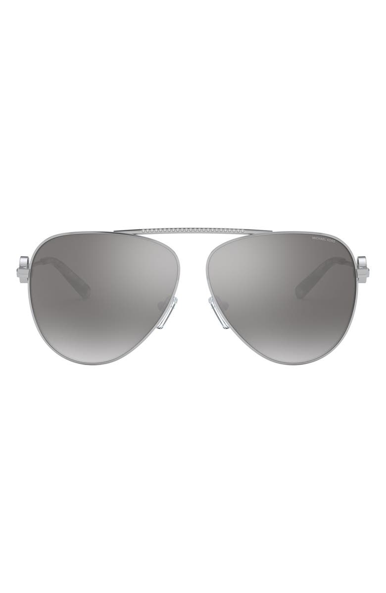 Michael Kors 59mm Aviator Sunglasses, Main, color, 