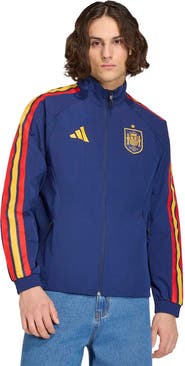 adidas Men's adidas Navy Spain National Team 2026 Home Full-Zip Game Day Anthem Jacket