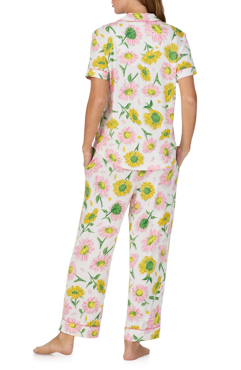 Kate Spade New York print crop pajamas, Alternate, color, 