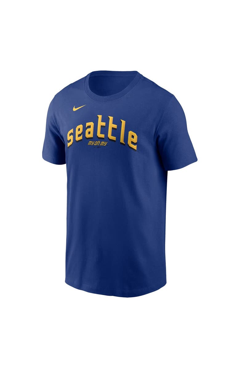 Nike Men's Nike Ken Griffey Jr. Navy Seattle Mariners 2025 City Connect Fuse Name & Number T-Shirt, Alternate, color, 