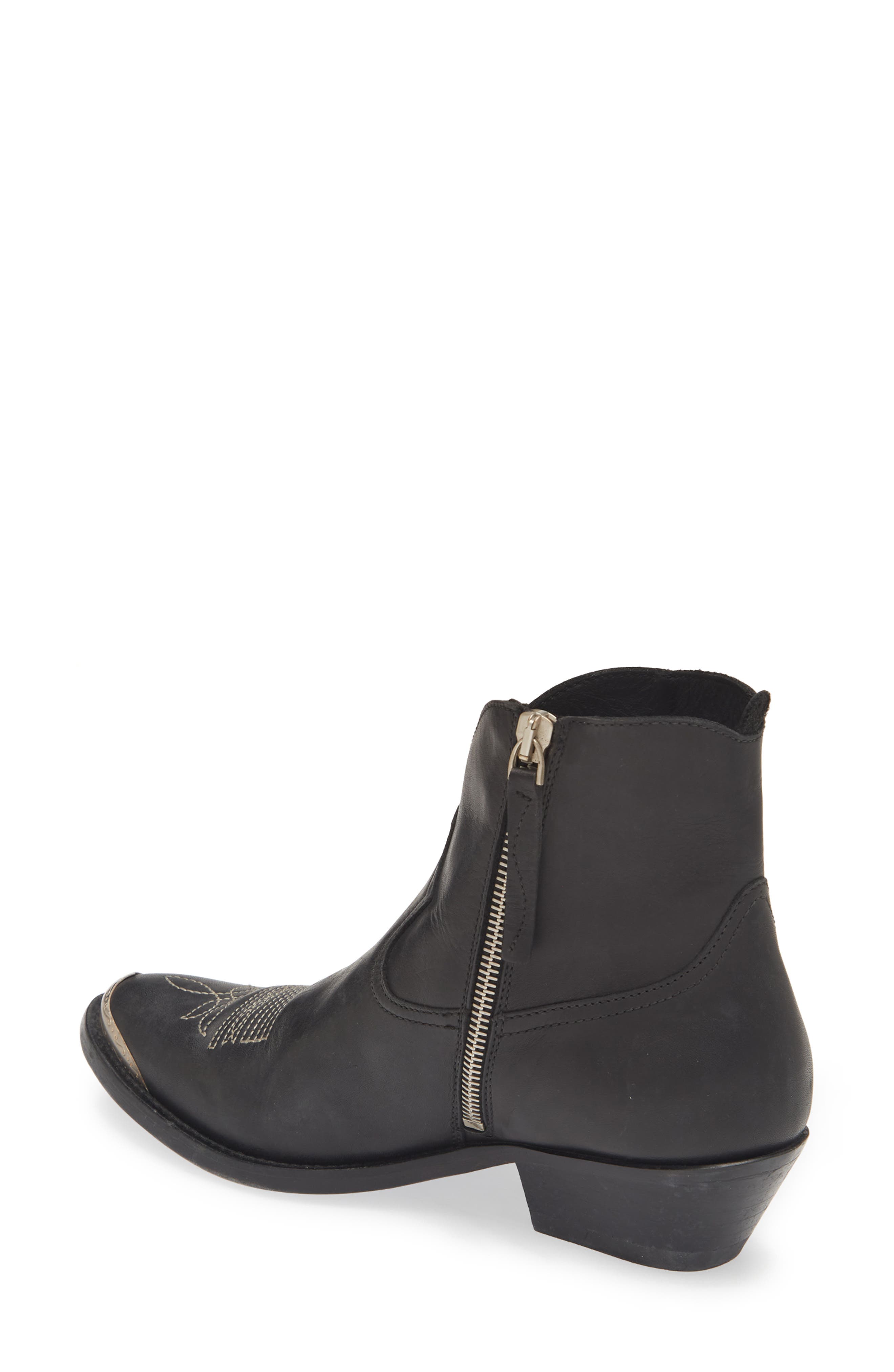 Golden Goose Young Western Boot, Alternate, color, Black