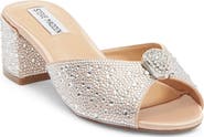 Steve Madden Melodee Crystal Embellished Slide Sandal