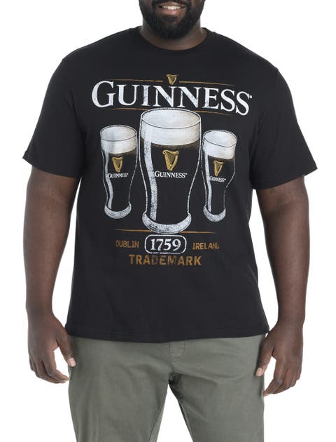 Big & Tall Guinness Three Cup Graphic Tee