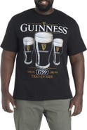 True Nation by DXL Big & Tall Guinness Three Cup Graphic Tee
