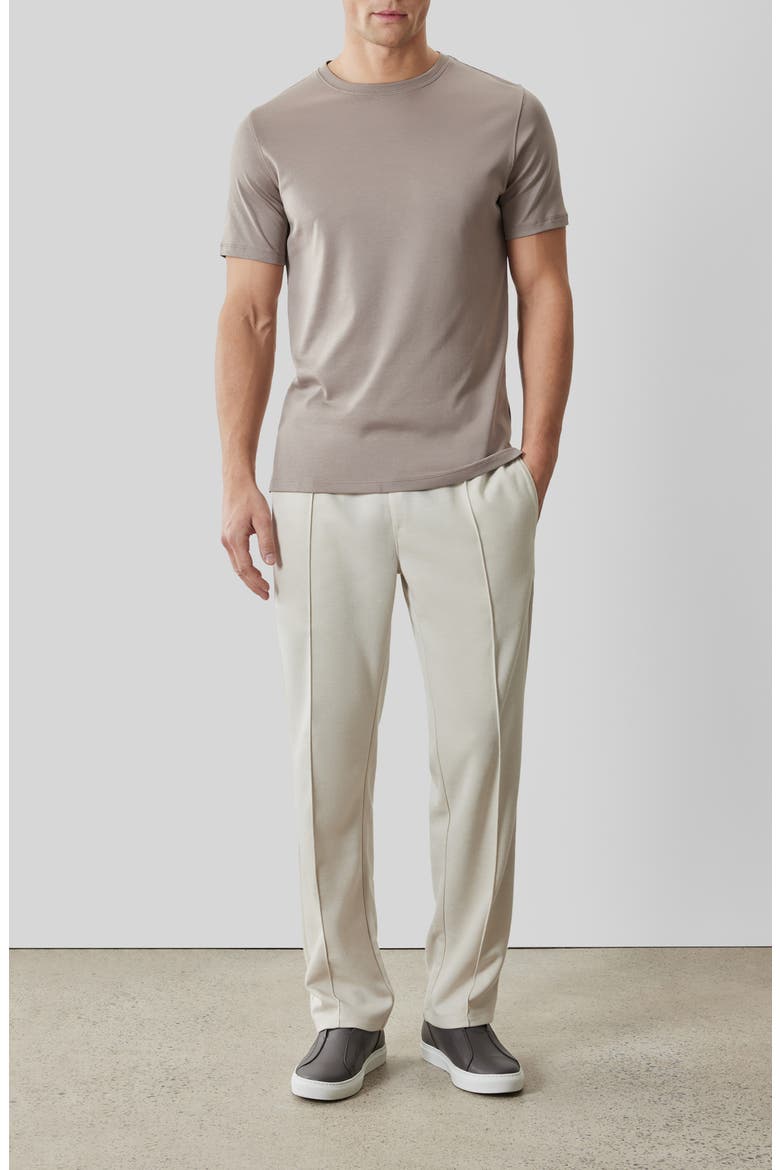 Georgia Pima Cotton T-Shirt, Alternate, color, ASH BROWN
