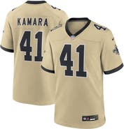 Nike Men's Nike Alvin Kamara Gold New Orleans Saints Gameday Golds Alternate Game Player Jersey