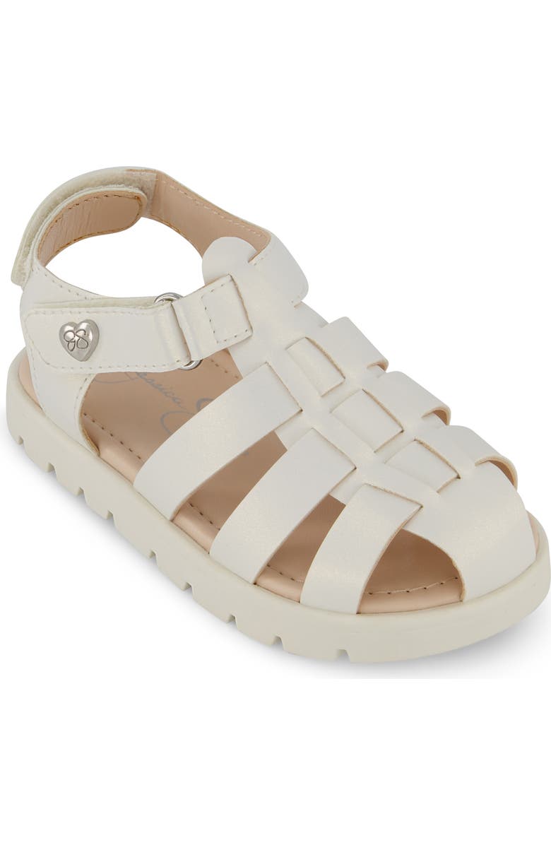 Jessica Simpson Kids Tia Fisher Sandal, Main, color, White