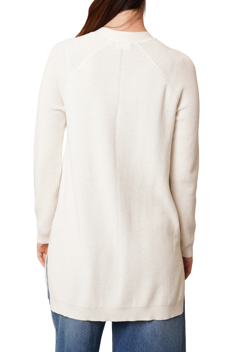 Open Front Pocket Cardigan, Alternate, color, COCONUT MILK