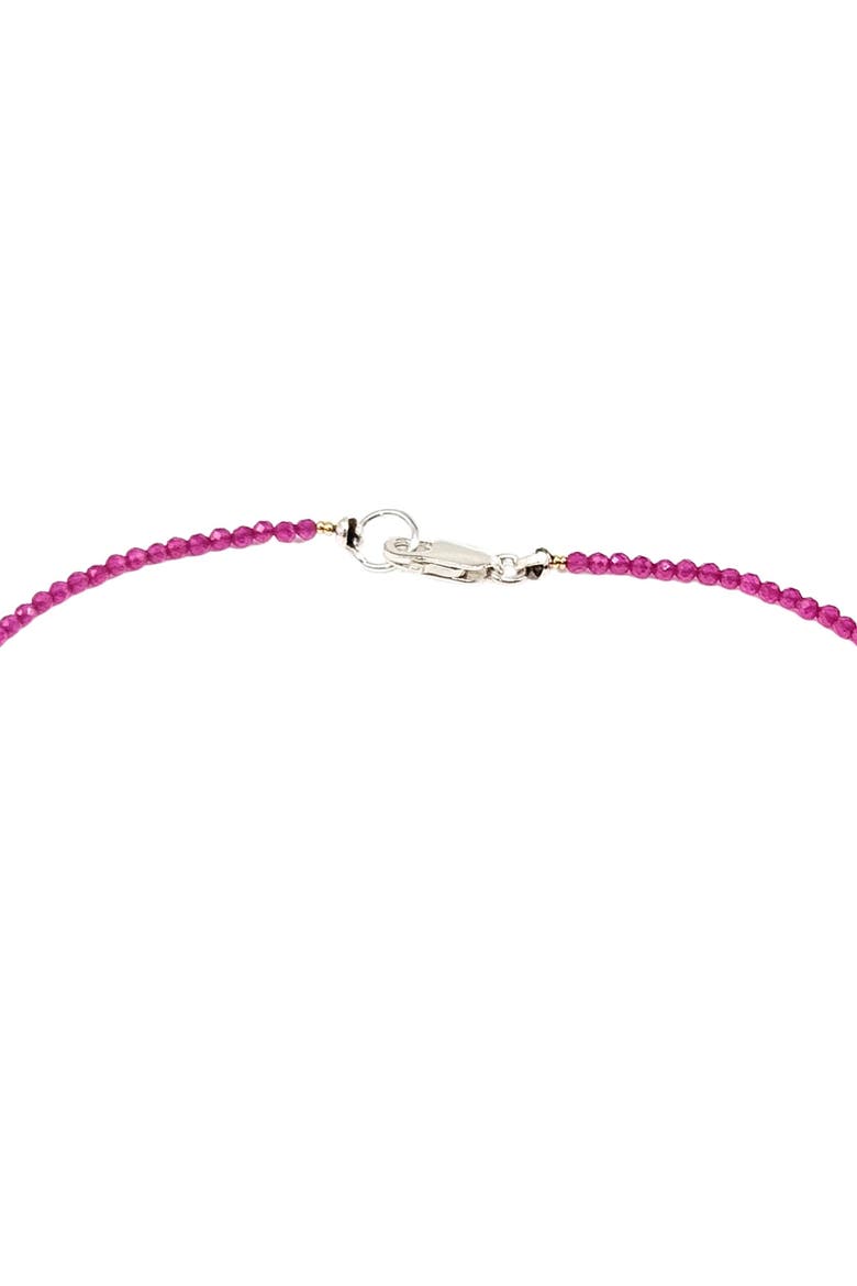 Ruby Star Necklace, Alternate, color, pink