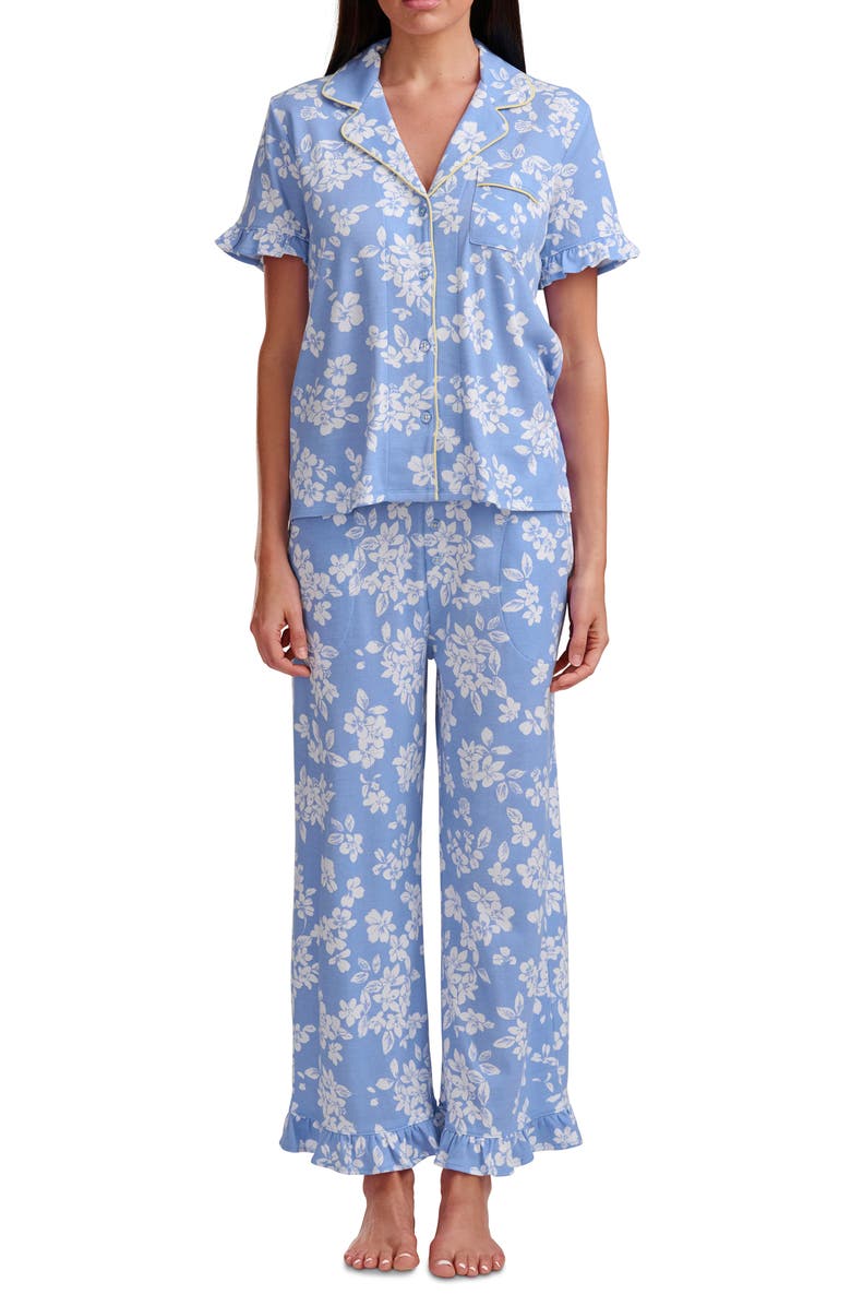 Splendid Ruffle Trim Pajamas, Main, color,