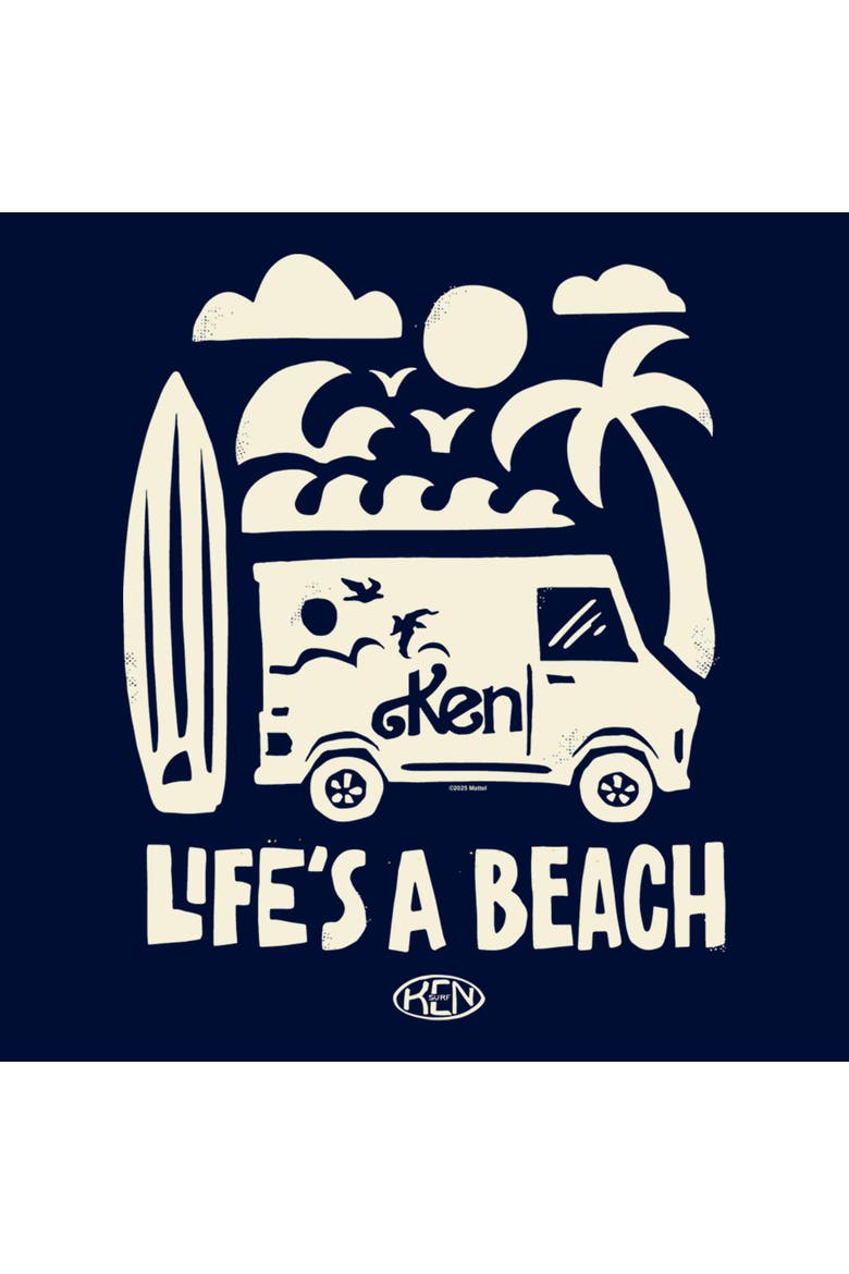 Boys' Life Is a Beach T-Shirt, Alternate, color, Navy Blue