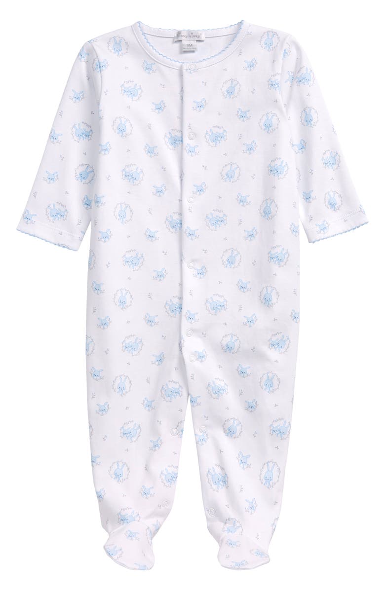 Kissy Kissy Bunny Hugs Footie, Main, color, 