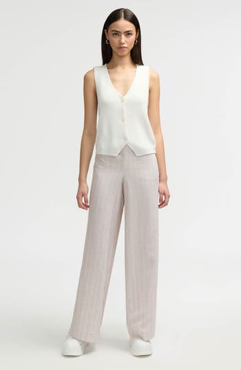 Ribbed Knit Short Vest
