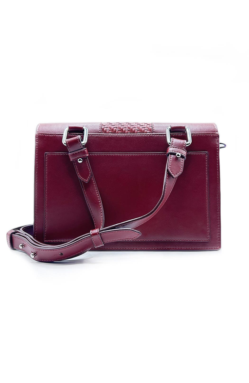 DOIZPE Frihed Cactus Luxe Crossbody And Clutch Bag, Alternate, color, Medium Red