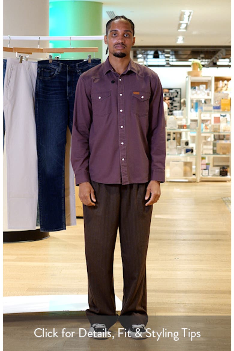Dillon Cotton Twill Snap-Up Western Shirt video