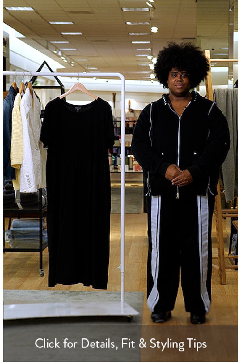 Mixed Media Organic Cotton Midi Dress video