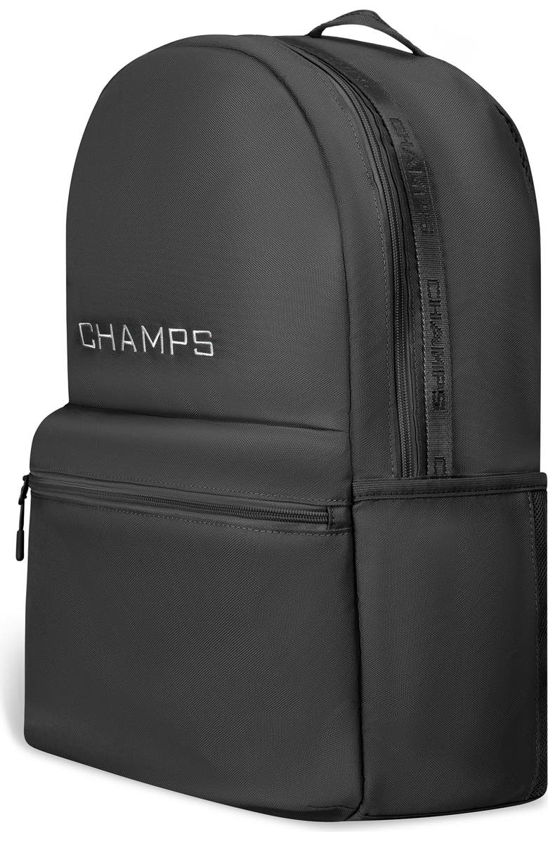 CHAMPS Essentials Nylon Backpack, Alternate, color, Black