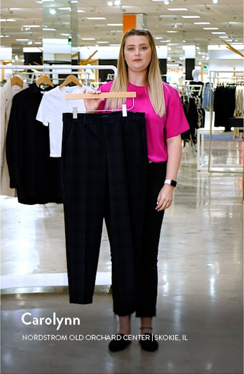 Kelsey Shadow Plaid Trousers, sales video thumbnail
