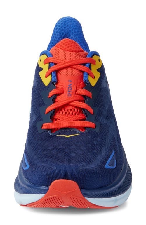 Hoka Clifton 9 Running Shoe In Blue
