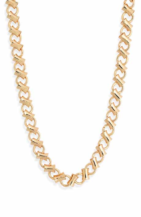 Leith Bar & Link Chain Necklace