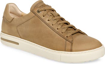 Birkenstock Bend‎ Low Tan Suede Sneakers 205420 Men’s Sz 10 Birkenstock Bend Low Suede Shoe in Eggshell, Zinfandel  main image 3