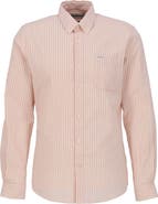 Barbour Cresswell Stripe Cotton Seersucker Button-Down Shirt