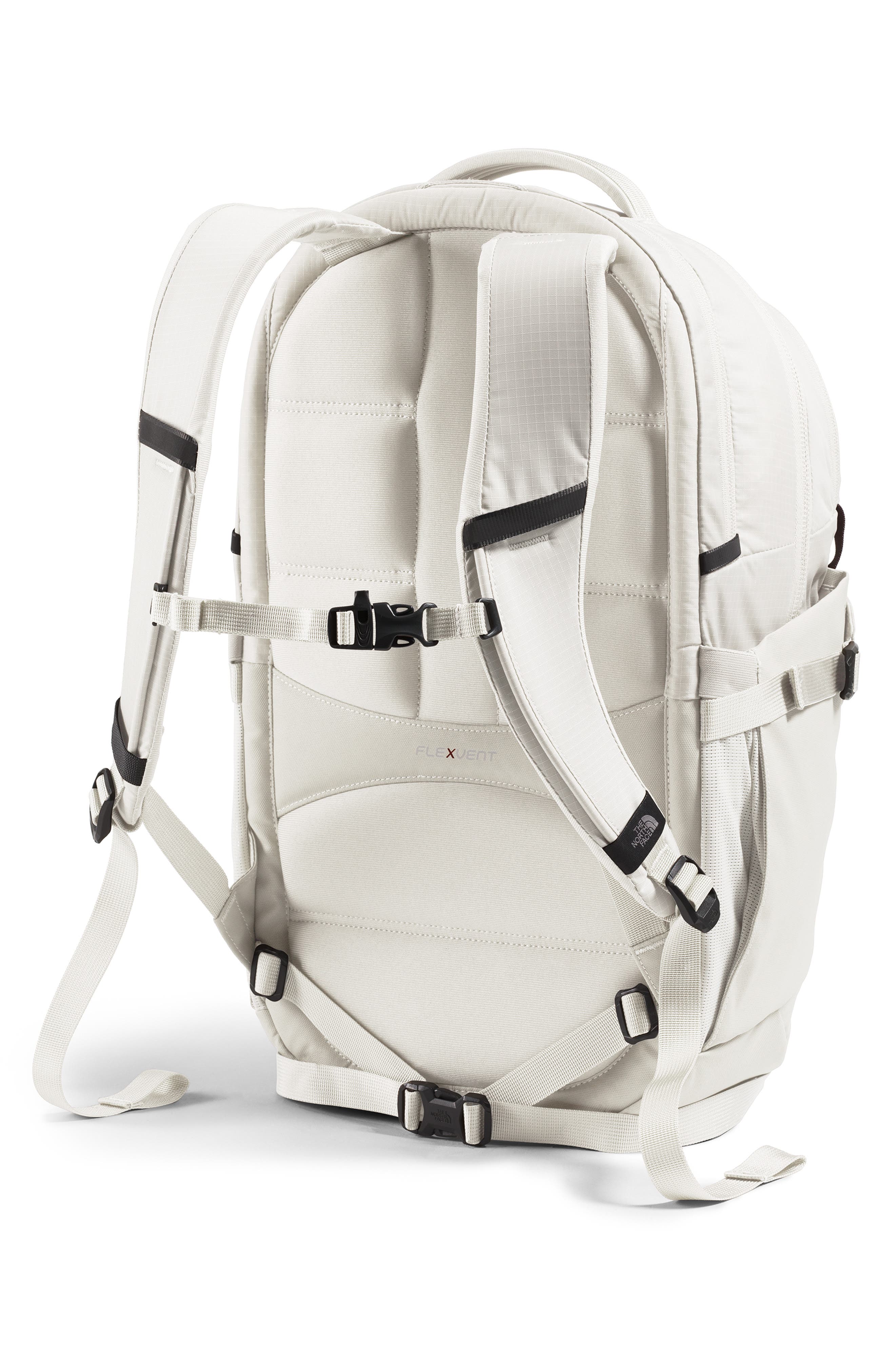 north face backpack cream color The Borealis Commuter Laptop - Water Repellent, Laptop Sleeve, Large Main Compartment, Gravel/TNF Black-NPF, One Size degree reflectivity for added visibility on the move North Face Backpack Cream Color