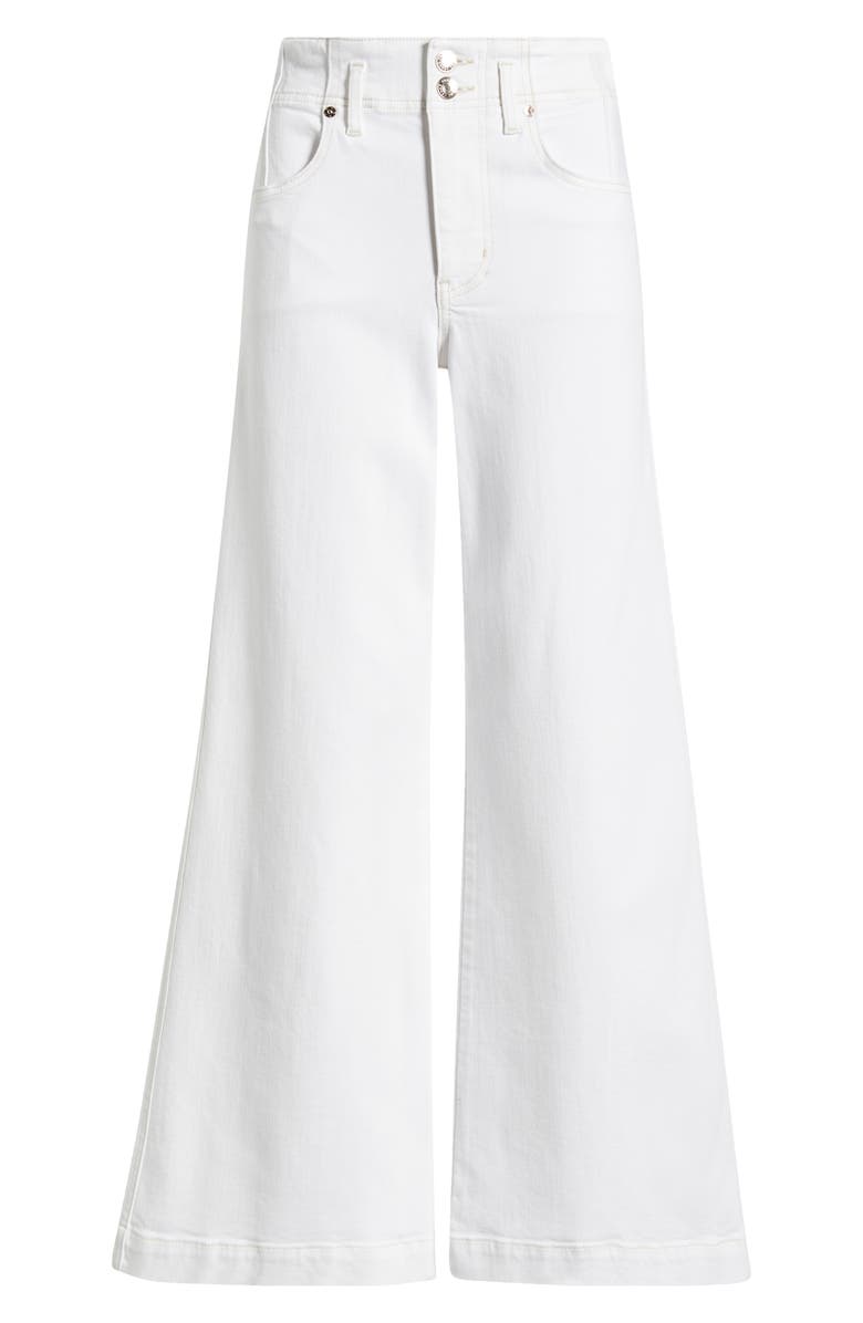 FRAME The Seamed Wide Leg Trouser Jeans, Alternate, color, Au Natural Clean