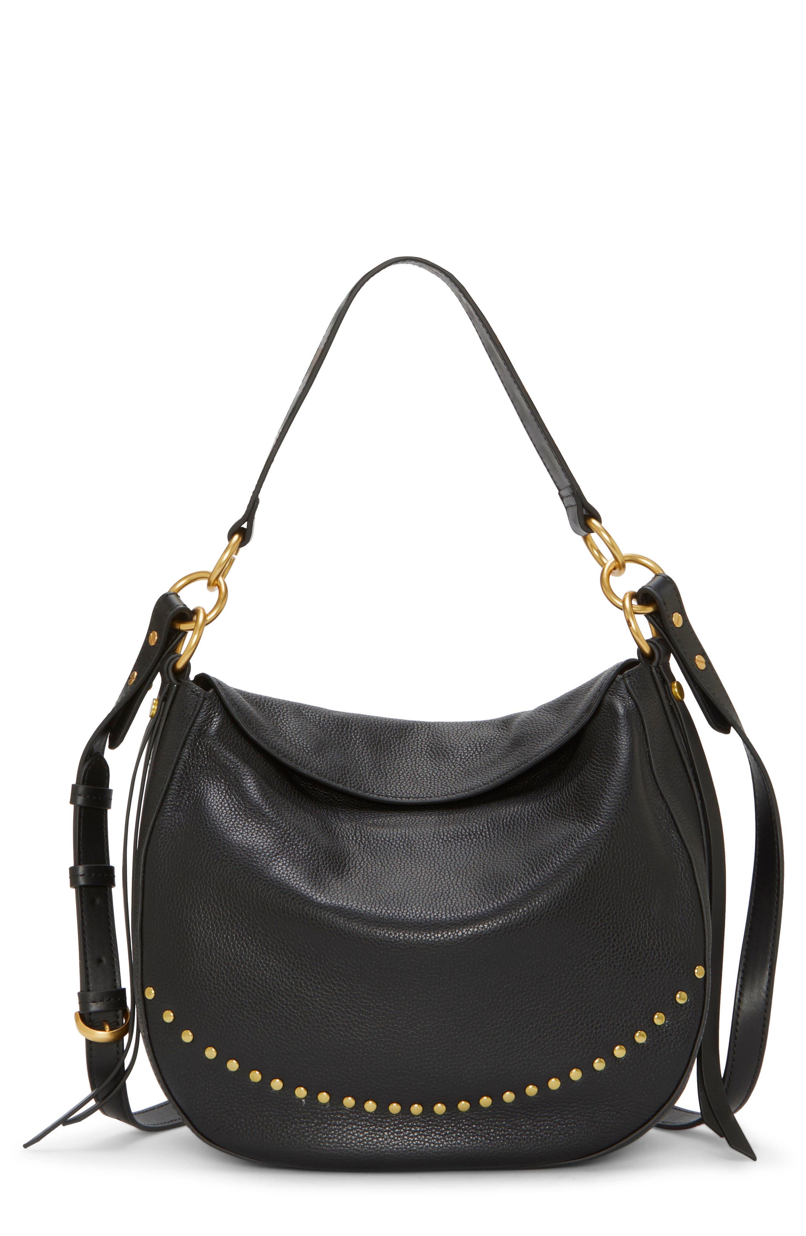Vince Camuto Noemy Leather Shoulder Bag, Main, color, 