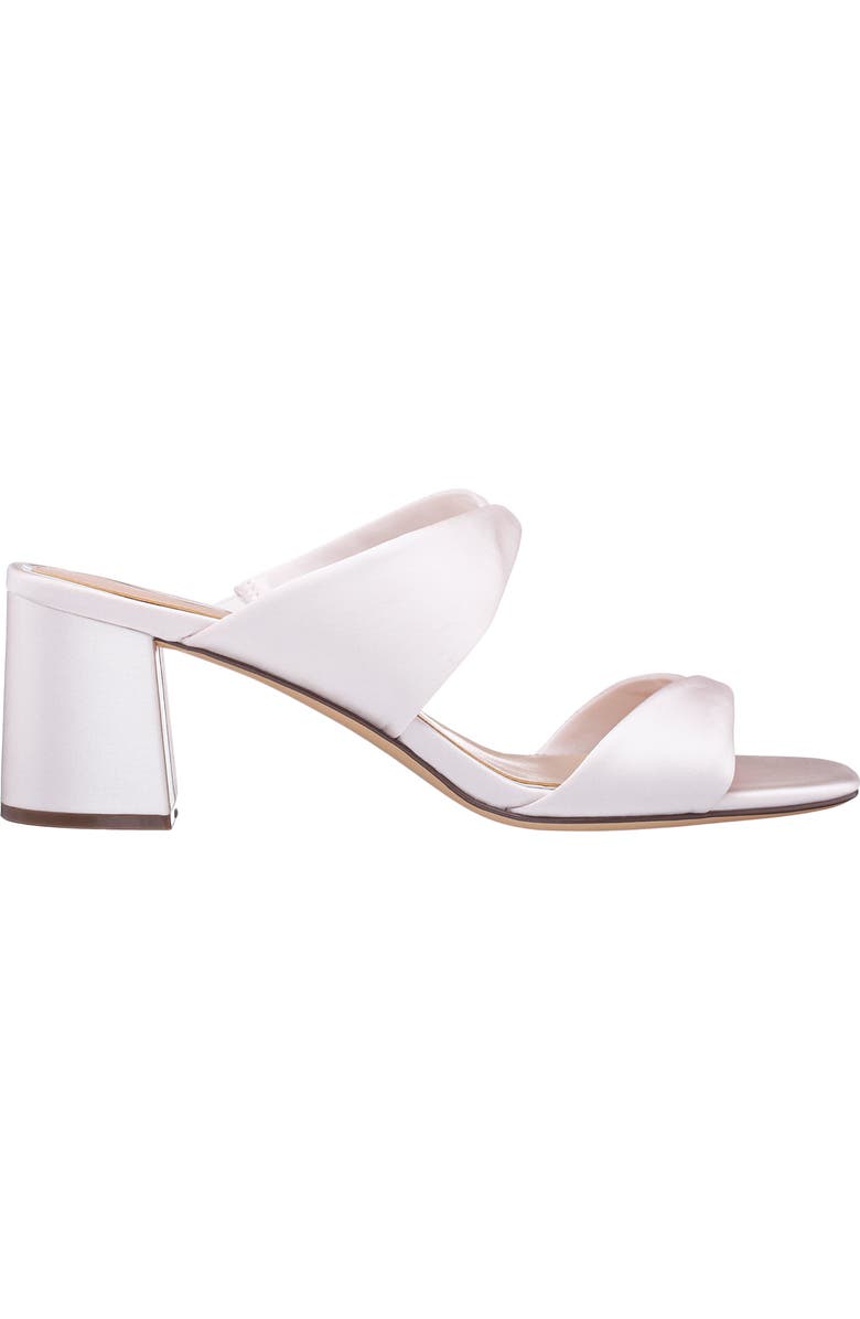 Nina Bassie Block Heel Slide Sandal, Alternate, color, Ivory
