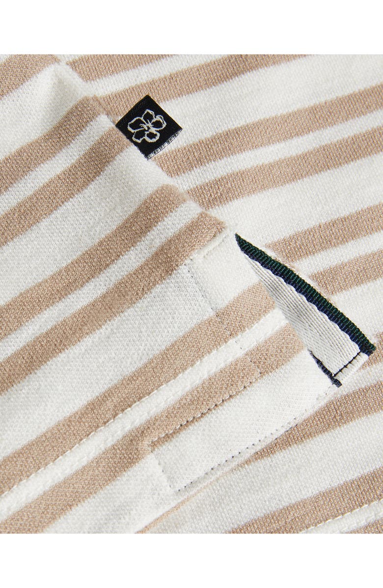 Ted Baker London Vadell Stripe Cotton & Linen Crewneck T-Shirt, Alternate, color, 