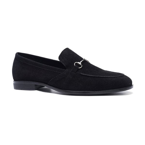 CARLOS SANTANA Louis Bit Loafer, Alternate, color, Black Suede