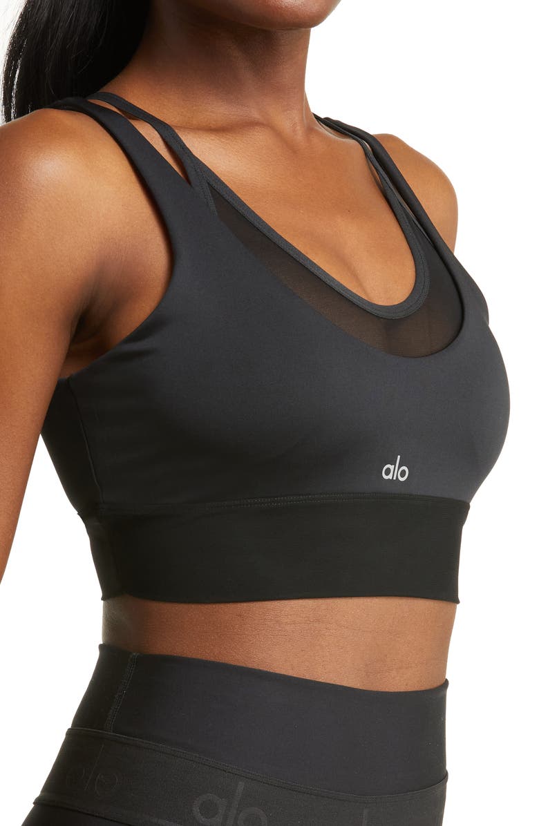 Alo Airlift Double Trouble Sports Bra, Alternate, color, 