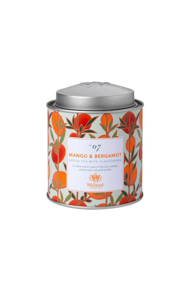 Whittard of Chelsea Mango & Bergamot Loose Leaf Tea Caddy, Alternate, color, Green Tea