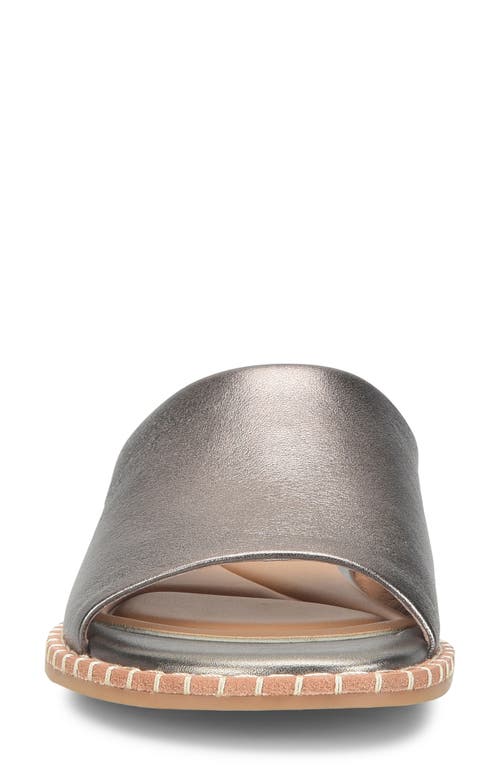 Söfft Noble Ii Slide Sandal In Dark Pewter