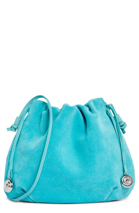 Charm Suede Bucket Bag