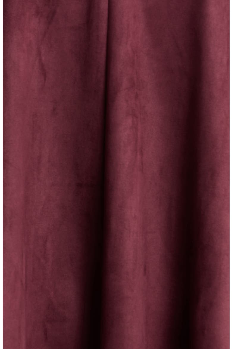 Faux Suede Long Cape, Alternate, color, BAROLO