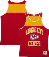 Mitchell & Ness Men's Mitchell & Ness Red/Gold Kansas City Chiefs  Heritage Colorblock Tank Top