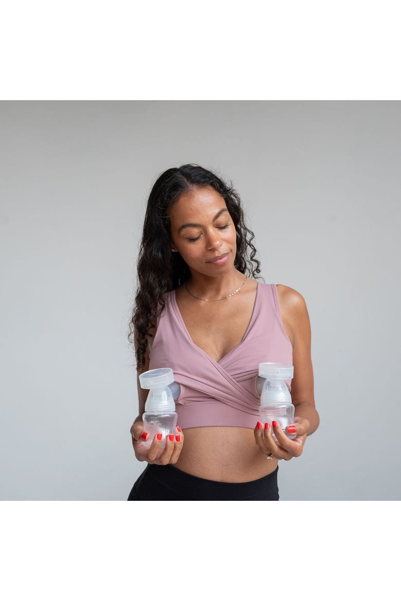 Everyday Luxe 3.0 Nursing & Hands-Free Pumping Bra, Main, color, Blush