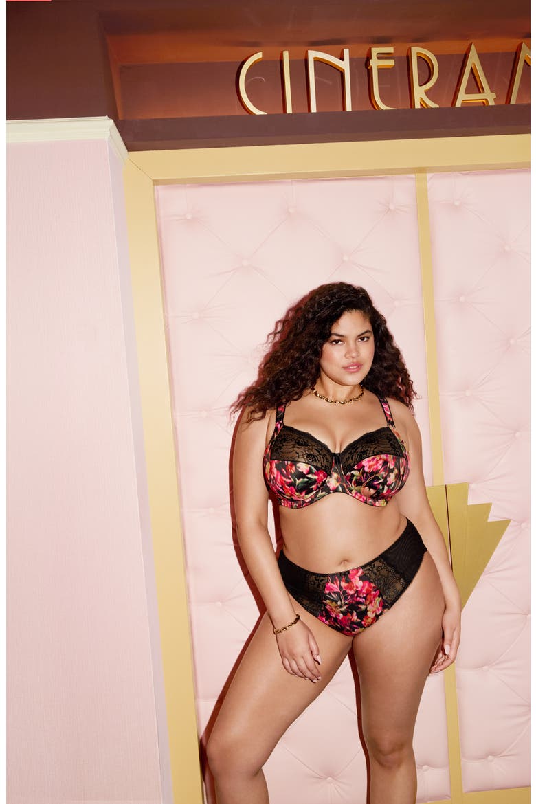 Morgan Full Figure Underwire Bra, Alternate, color, HOT HOUSE