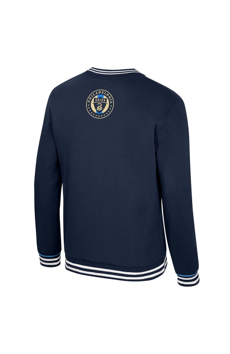 Stadium Essentials Men's Stadium Essentials Navy Philadelphia Union Half-Time 2-Hit Pullover Sweatshirt, Alternate, color, Navy